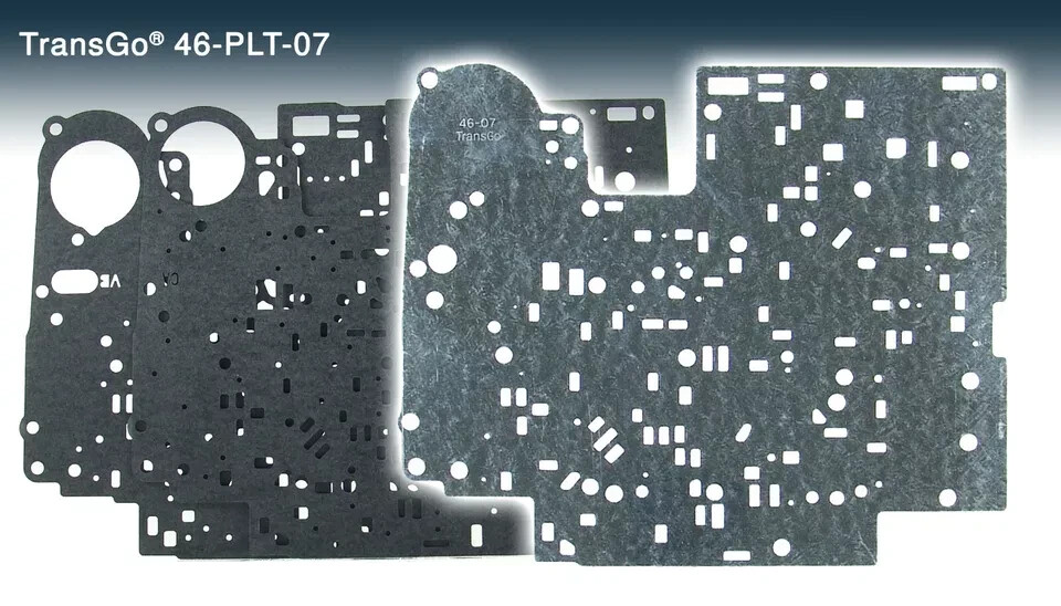 TransGo 4L60E Transmission Valve Body Separator Plate (Except Hybrid)  46-PLT-07
