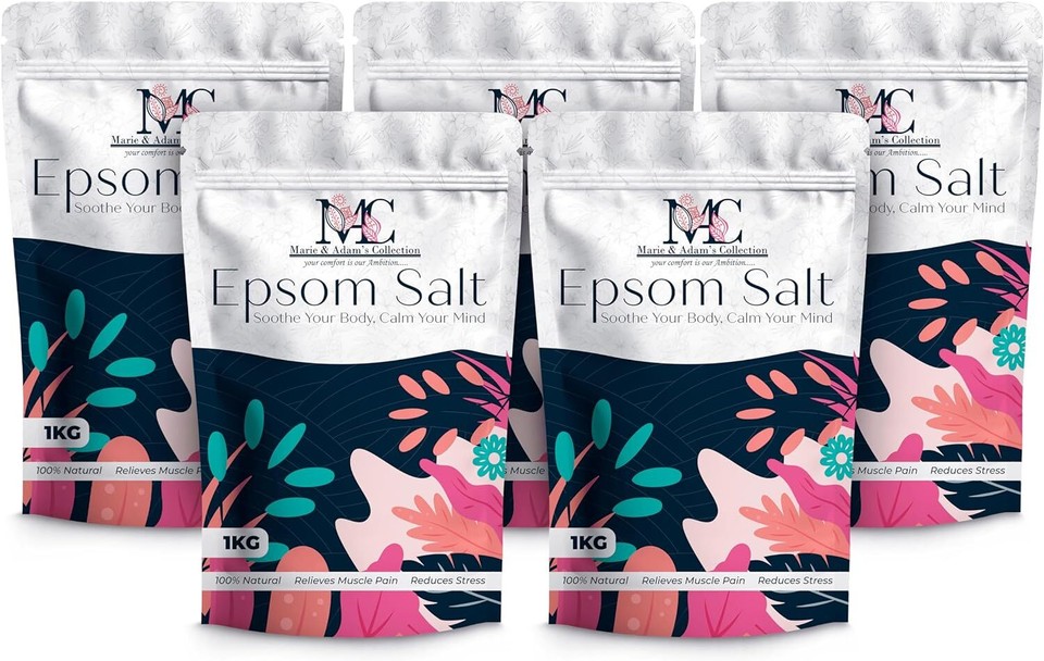 Epsom Salts Bath 1kg - 1000g - 100% Pure & Natural Epsom Salt 8 thumbnail image