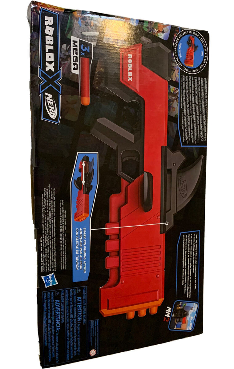 Brand New Hasbro Nerf Mega Roblox MM2 Shark Seeker With In Game Digital  Code 195166124346