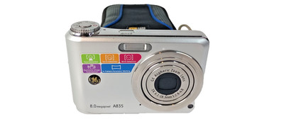 Y2K - GE A835 Digital Camera 8.0MP 3x Zoom Compact Point & Shoot & Case '' WORKS''