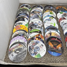 Disc Only Video Game Lot Of 100 Games UNTESTED Disc Only