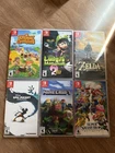 Nintendo Switch Games Lot - Super Smash Bros, Animal Crossing & More!