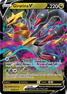 1x Giratina V SWSH259 ULTRA RARE SWSH Black Star Promo Pokemon TCG