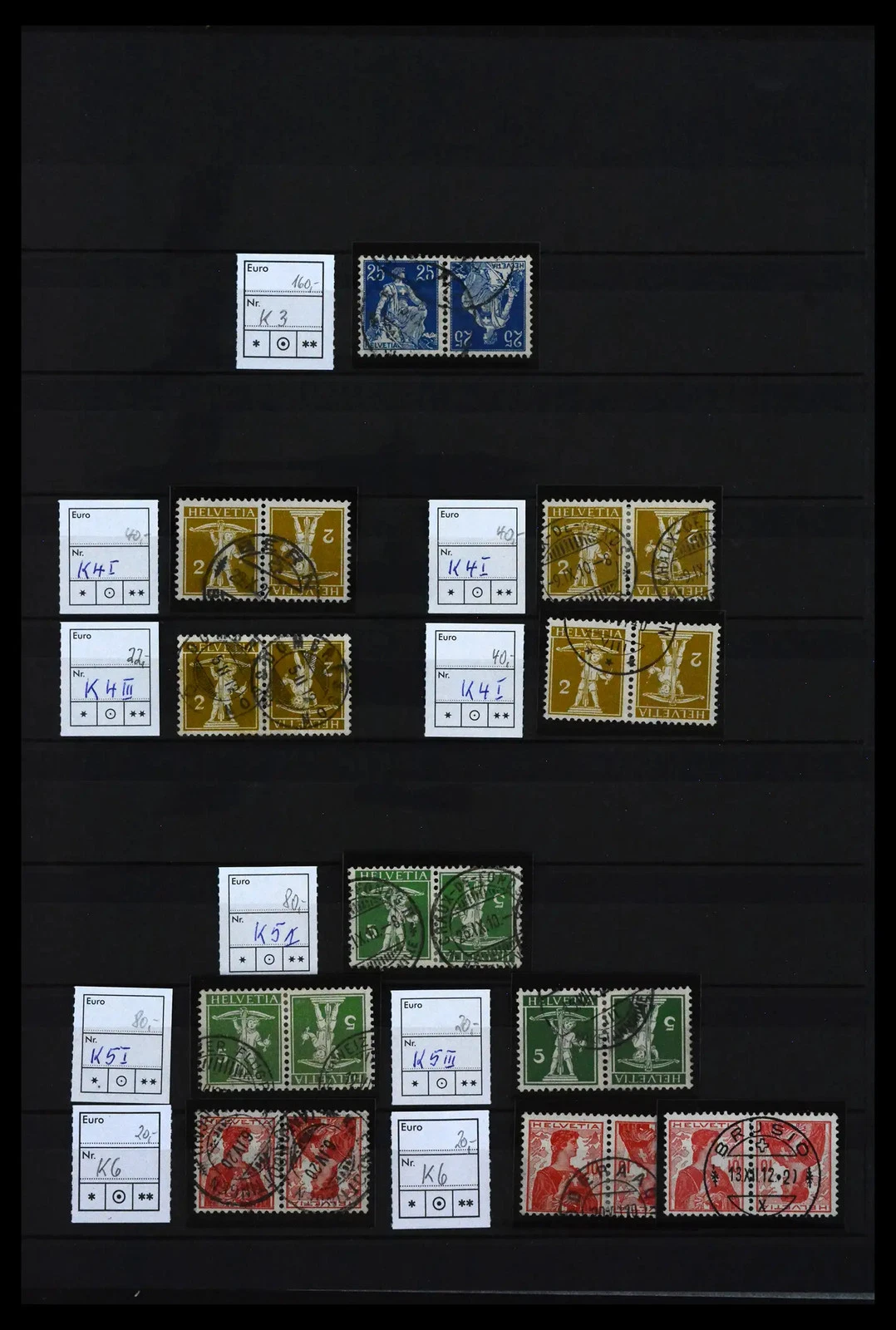 Switzerland stamp collection