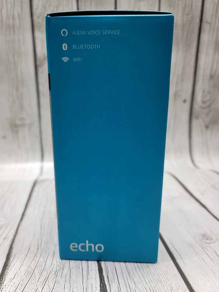 Amazon Echo 2nd Generation Smart Speaker w/ Alexa Heather Gray Fabric New Sealed - Image 4 of 4