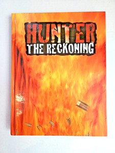 Hunter: the Reckoning core RPG book (White Wolf, 1999) FREE US MEDIA MAIL