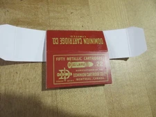 Empty Ammo Box SECCA  2016 22 cal Dominion Canada    (#24) (w20)