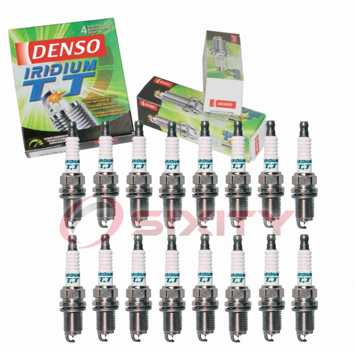 16 pc Denso Iridium TT Spark Plugs for 1999-2002 Mercedes-Benz E55 AMG 5.5L hj