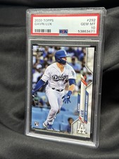 2020 Topps #292 🔥Gavin Lux 🔥Los Angeles Dodgers RC PSA 10