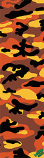 MOB Orange Camo 9 x 33 Grip Skateboard Griptape Sheet