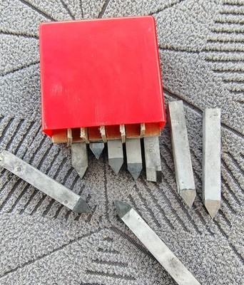  BESLEY CEMENTED CARBIDE TURNING TOOL 9 PCS B105 BESLEY E5 MACHINIST TOOLMAKER 