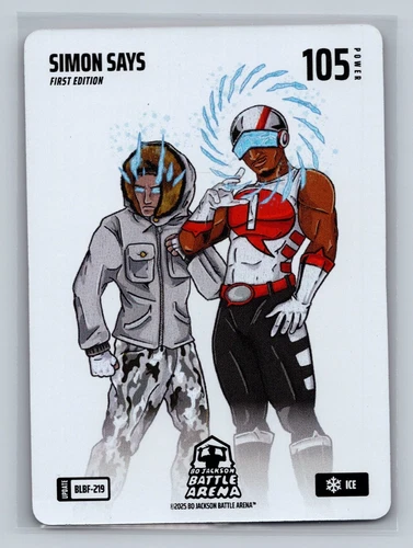 Simon Says Stefon Diggs 2025 Bo Jackson Battle Arena Blizzard Ice Battlefoil