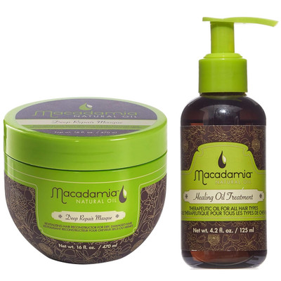 Deep Repair Masque 16 Fl Oz & Healing Oil Treatment 4.2 Fl Oz   Intensive Moistu