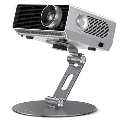 PS01 Projector Foldable Mount Stand, Angle Adjustable Projector Stand with 1/...