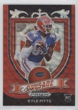 2021 Panini Prizm Draft Picks Crusade Ruby Wave Prizm Kyle Pitts #167 uk2