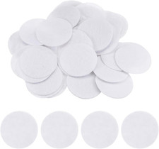 100Pcs round Felt Circles, 50Mm 2" Pre Cut Felt Craft Pads Non-Woven Mini Felt F