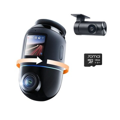 70mai Dash Cam 4K Omni X800 360° View GPS ADAS 4G Parking Monitor+Rear Cam/UP03