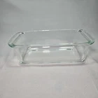 Vintage PYREX 213 Clear Glass Loaf Pan 1.5 QT Bread Meatloaf Baking Dish USA