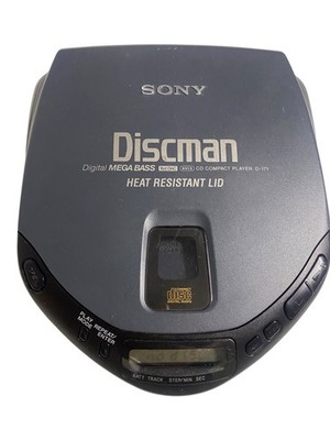 Tragbarer CD Player Sony Discman D-171 Schwarz D171