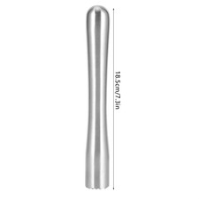 2Pcs Muddler For Cocktails, Stainless Steel (Silver)