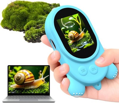 Kinder Digital Mikroskop 2,0'' HD Bildschirm Tragbare Handkamera Miniskop