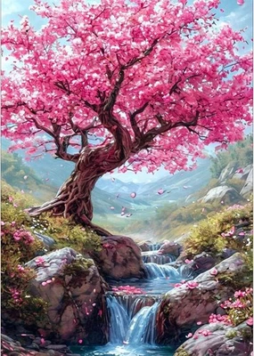 GHHKUD Baum des Lebens Diamond Painting für Erwachsene, 5D Diamant Painting Bilder für