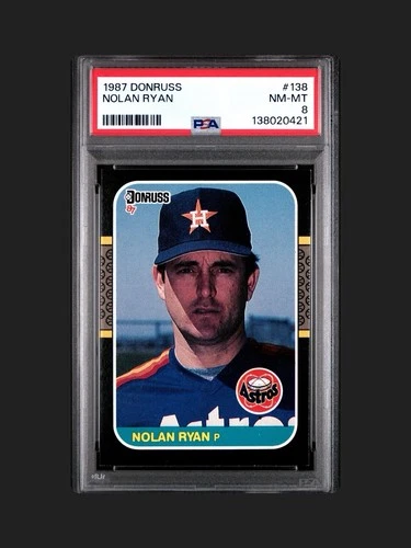 1987 Donruss - Nolan Ryan #138 - PSA 8 New Slab