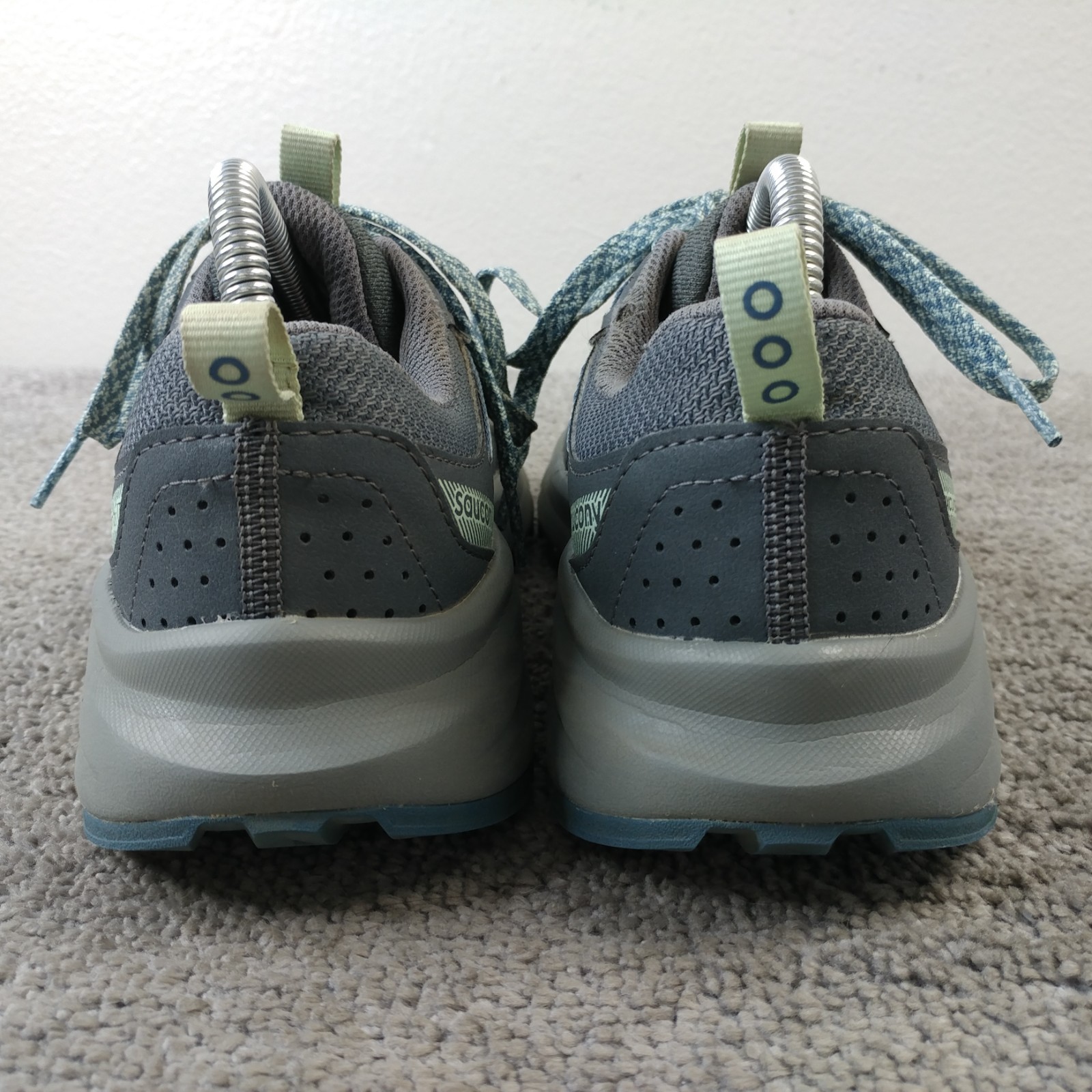 Saucony Excursion TR17 Womens Size 9 Trail Running Shoes Gray Green thumbnail 7