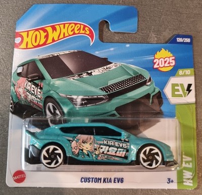 Hot Wheels Custom Kia EV6   - HW EV 2025 - HYX63 JDM Manga Style