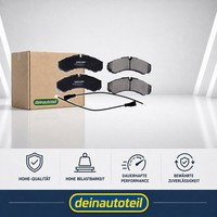 Bremsbelagsatz Scheibenbremse Hinten DP1010101046 Passend FüR Iveco