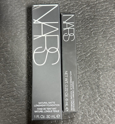 Nars Longwear Foundation Lima and Radiant Creamy Concealer Cafe Au Lait New!