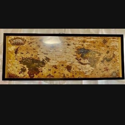 Brand new, unopened FF14 Eorzea cloth world map. Complete cloth map of Eorzea. F