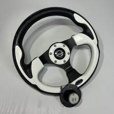 Nrg 320mm Pilota Steering Wheel White Quick Release 2.0 Neochrome Srk-200 Used