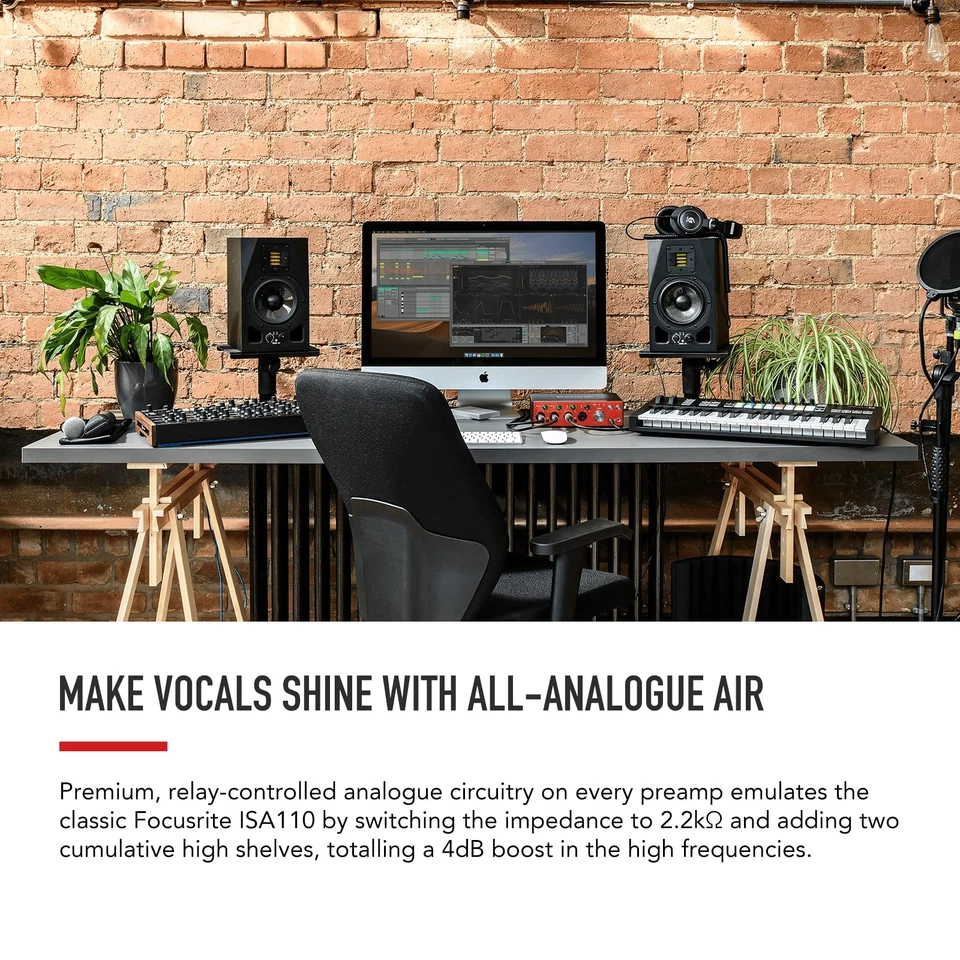 Focusrite Clarett + 4Pre 18-in/8-out USB Audio Interface ‎AMS-CLARETT-PLUS-4PRE - Image 3 of 4