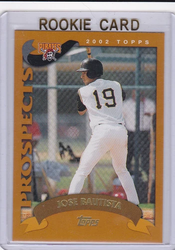 JOSE BAUTISTA Prospects BASEBALL ROOKIE CARD Pirates Blue Jays TOPPS TRADED RC!