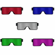 LED Glasses Nightclub Party Fashion Multi-function Flashing Sunglasses Disco