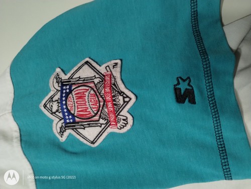 Vintage Starter MLB Marlins Baseball Embroidered Jersey T Shirt Size L - Picture 4 of 9