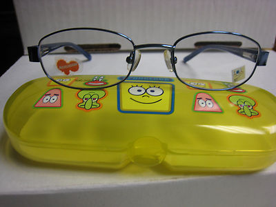 NICKELODEON NIC SPONGE BOB ECO ADVENTURE  BLUE 47-18-130  Eyeglass Frames New 