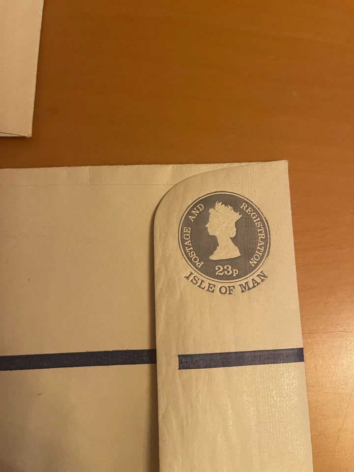 GB Isle of Man 1970s Registered  5 Letters, 23p And 52p, Difference Sizes, VF/XF - Image 4 of 4