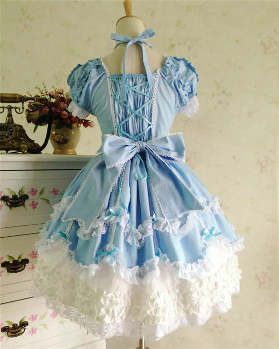 Light blue top lolita dress