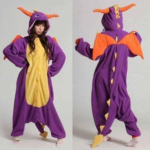 Mens Ladies Fleece Pyjama Pajamas Kigurumi Onsies Adults Animal Costume UK - Picture 60 of 68