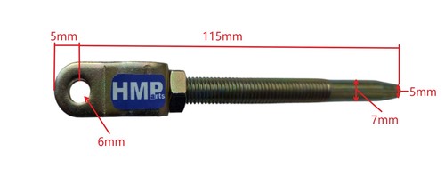 Hebel Dorn 115 mm für Fußremszylinder China ATV Quad 200-250 ccm HMParts - Picture 2 of 4