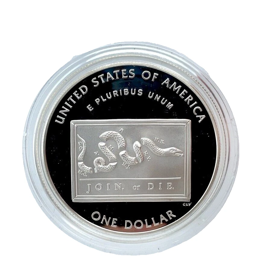 2006-P Franklyn Scientist Commemorative Silver Proof $1 Dollar in Capsule No Box - Image 2 of 4