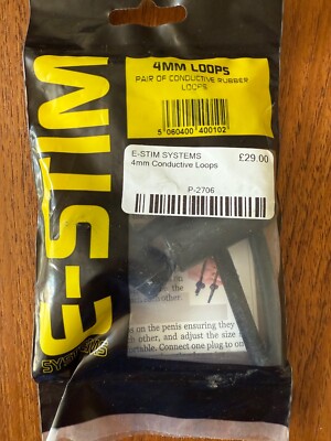 4 MM LEITFÄHIGE GUMMISCHLAUFEN. Nagelneu in versiegelter Packung. UVP 29,00 £