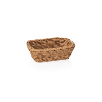 Korb Brotkorb Buffetkorb Tischkorb Polypropylen Beige Gastro 19X13X6 Cm