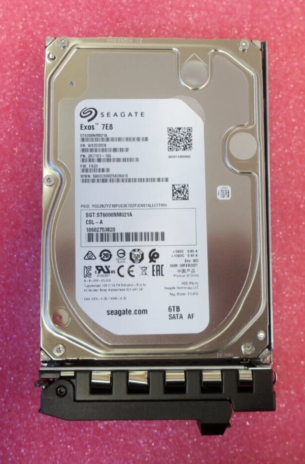 NEW Fujitsu 6TB SATA 6G 7.2K 512e Hot-Plug 3.5" Hard Drive HDD S26361-F5638-L600 - Image 2 of 4