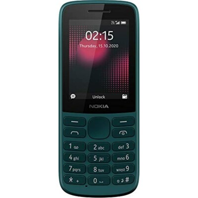 Nokia 215 4G Dual SIM 4G Phone with Long Battery Life, Multiplayer Games