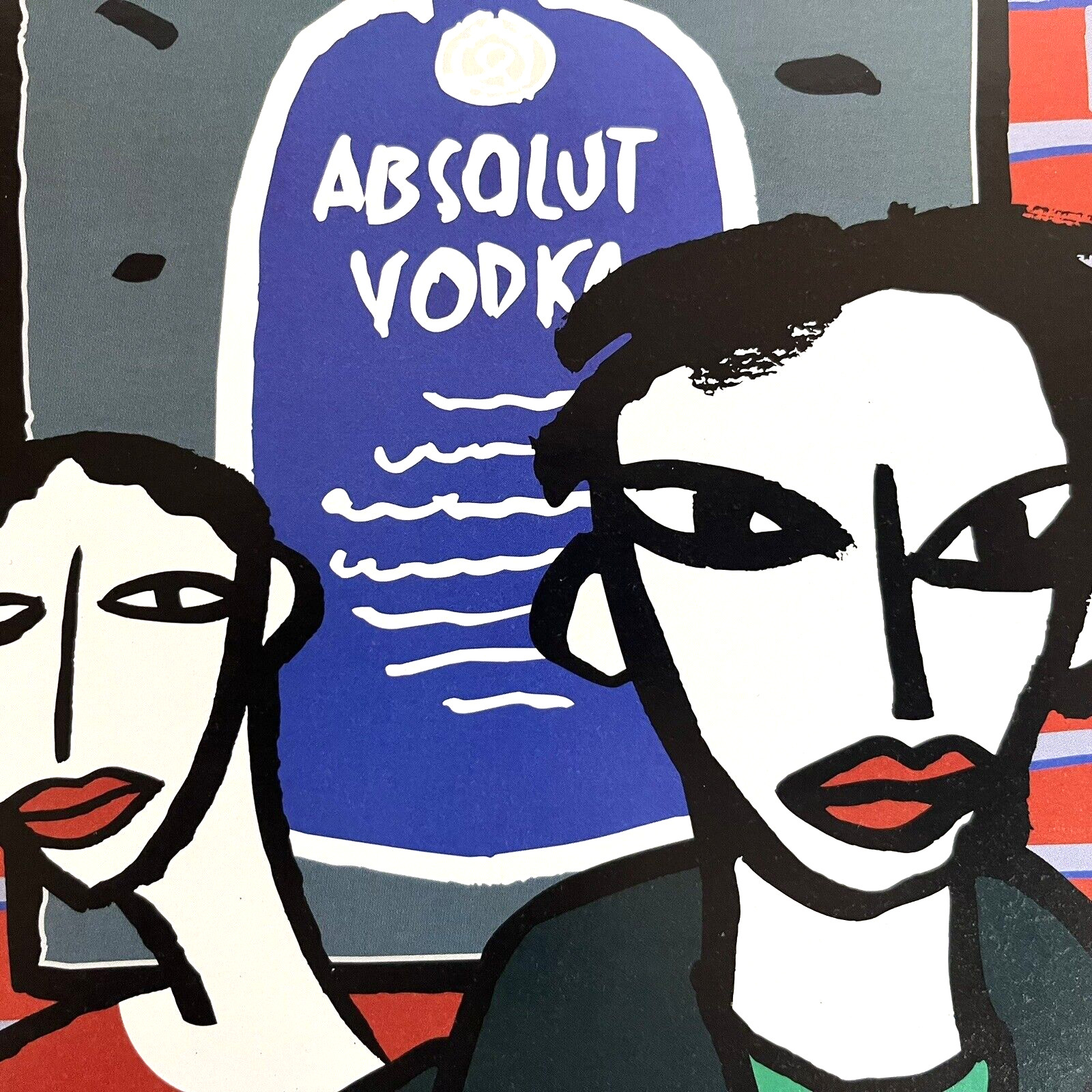 Absolut Vodka by Oscar Marine Art Advertisement