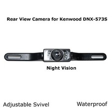 New Rear View Camera Backup License Plate Night for Kenwood DNX-573S DNX573S