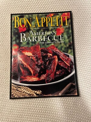 Vintage Cooking Bon Appetit Magazine Rare Barbecue Issue July 1999 | eBay